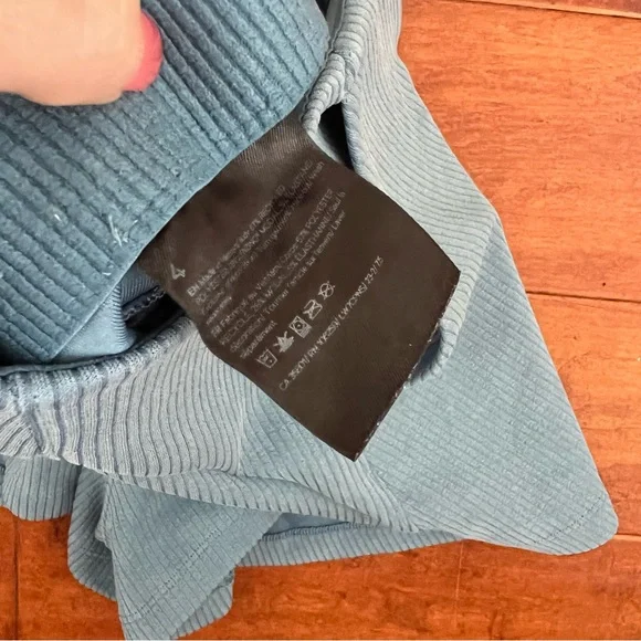 Lululemon Ribbed Softstreame Soft Stream High Rise Shorts Utility Blue Sz 4 - Picture 6 of 6